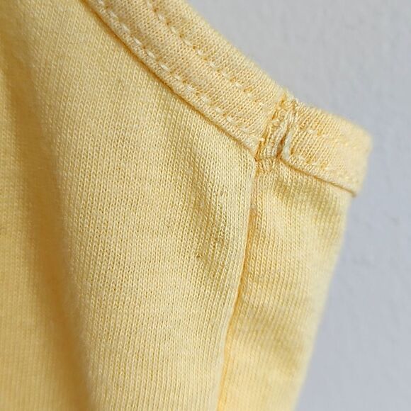 I'm Done Adulting Let's Go To Disney Women's Size XL Yellow Racerback Tank - Picture 7 of 7